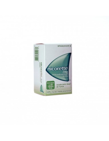 NICORETTE 2 MG 105 CHICLES...
