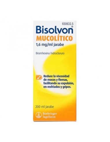 BISOLVON MUCOLITICO 1,6 MG/ML JARABE...