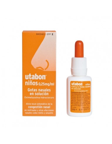 UTABON NIÑOS 0,25 MG/ML GOTAS NASALES...