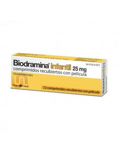 BIODRAMINA INFANTIL 25 MG...