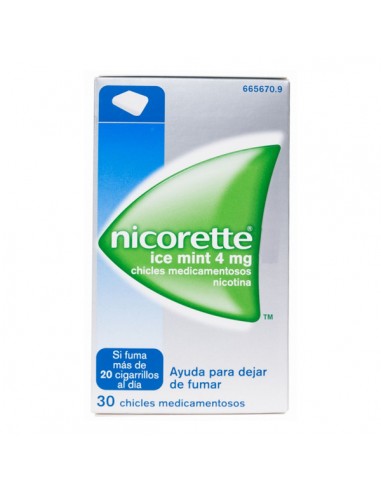 NICORETTE ICE MINT 4 MG 30 CHICLES...