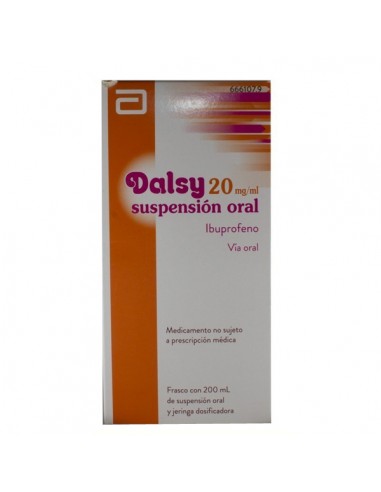 DALSY 20 MG/ML (NARANJA) SUSPENSION...