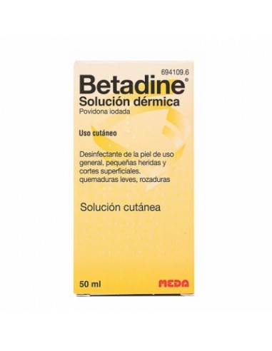 BETADINE 100 MG/ML SOLUCION CUTANEA 1...