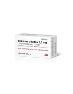 ORALSONE ADULTOS 2,5 MG 12...