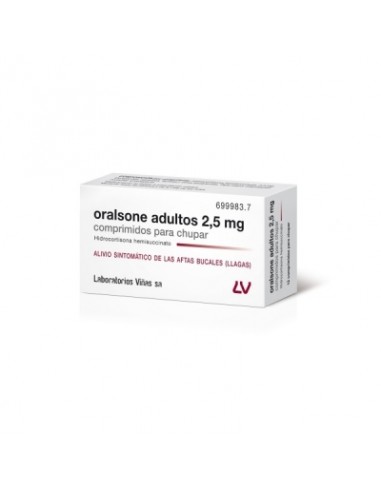 ORALSONE ADULTOS 2,5 MG 12...