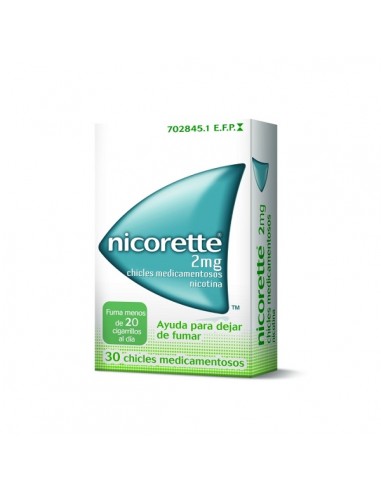 NICORETTE 2 MG 30 CHICLES MEDICAMENTOSOS