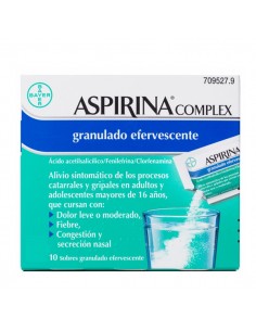 ASPIRINA COMPLEX 10 SOBRES...