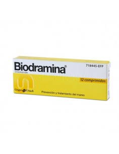 BIODRAMINA 50 MG 12...