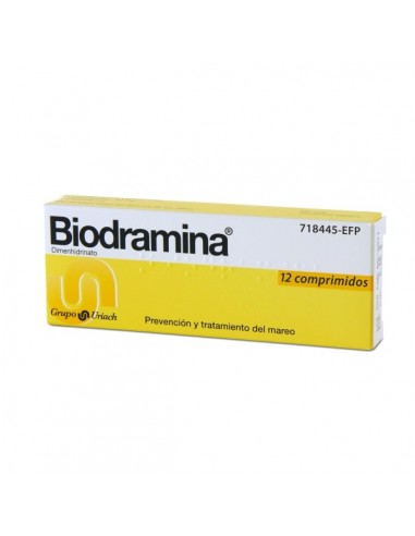 BIODRAMINA 50 MG 12 COMPRIMIDOS