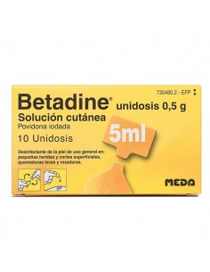 BETADINE UNIDOSIS 100 MG/ML...