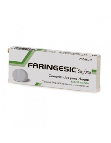 FARINGESIC 5 MG/5 MG 20 COMPRIMIDOS...