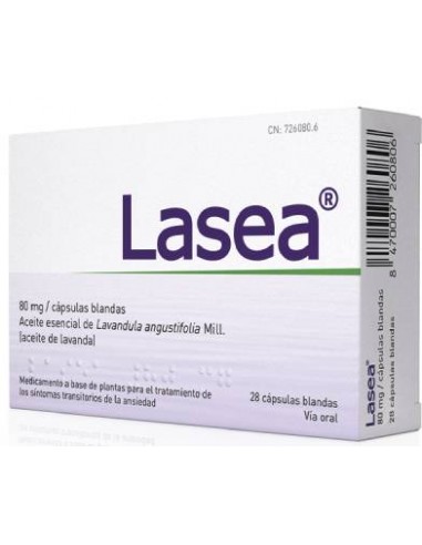 LASEA 80 MG 28 CAPSULAS BLANDAS
